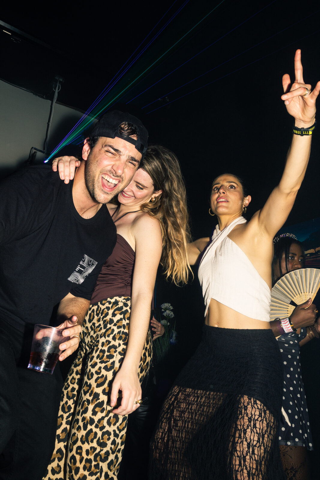Friends dancing at Gato Volador